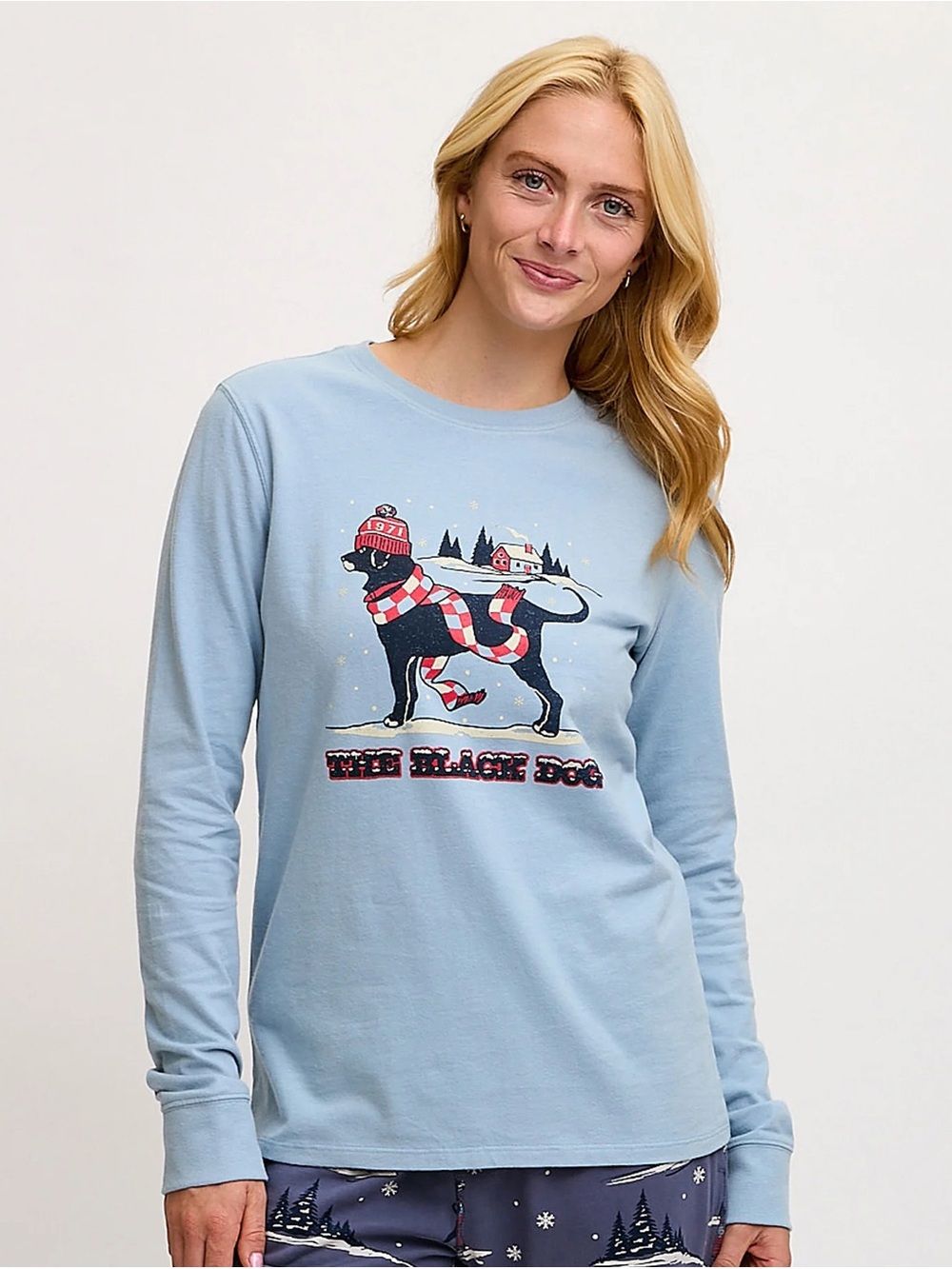 (UO-133) The Black Dog Baby Its Cold Outside Longsleeve